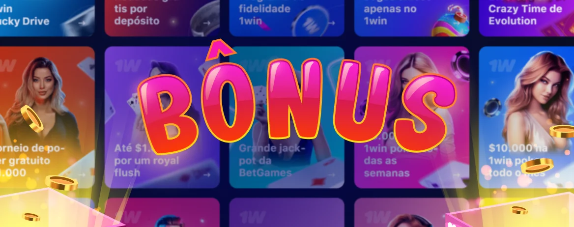 Tipos de bônus no 1win cassino