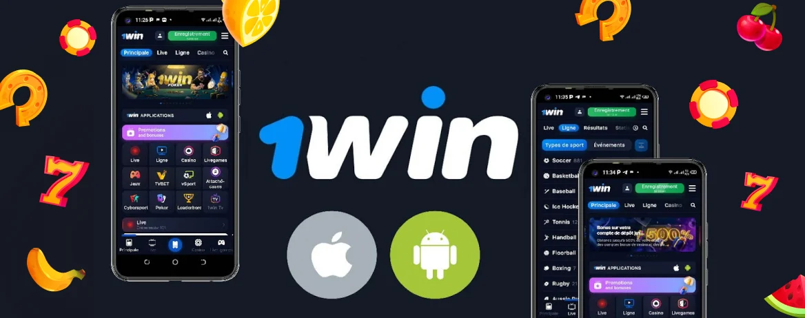 Aplicativo 1Win no seu smartphone